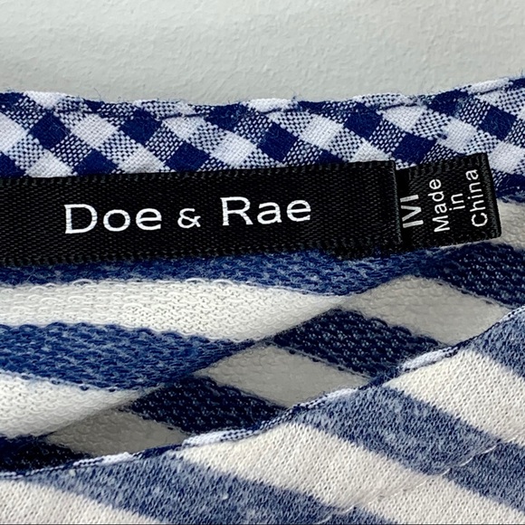 Doe‎ & Rae Striped Ruffled Top - Picture 5 of 9